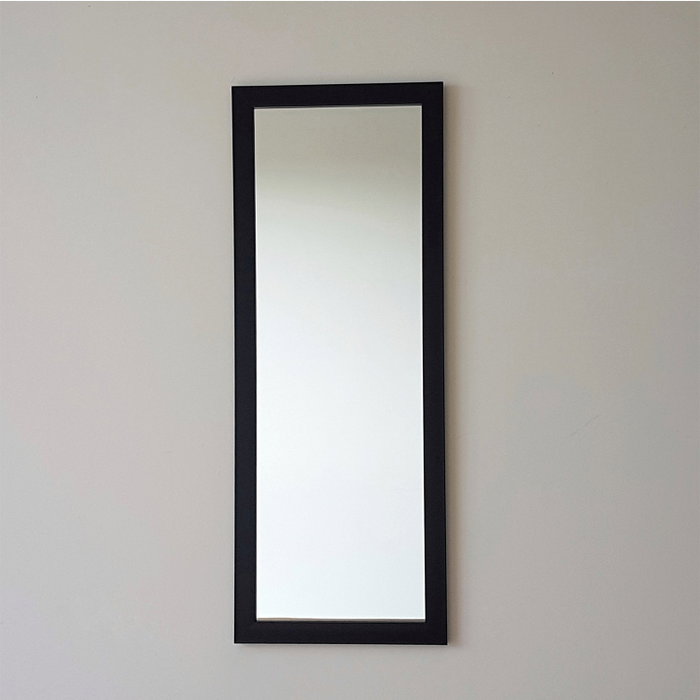 Hanah Home Espejo A203 Marco Laminado Negro 40x105 cm